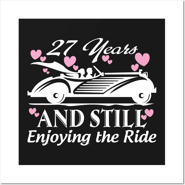 Anniversary Gift 27 years Wedding Marriage Wall Art by rigobertoterry